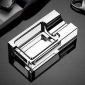 龙 CIGARL541OONG茄 雪茄座烟灰缸玻璃防滑底大口径雪茄专用