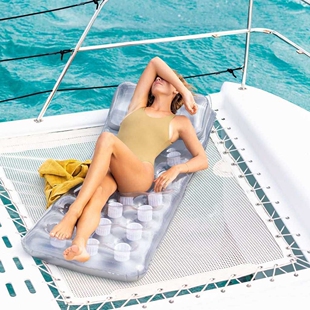 INTEX 58894 18洞豪华日光浴床 充气浮排 水上充气床 水上浮床