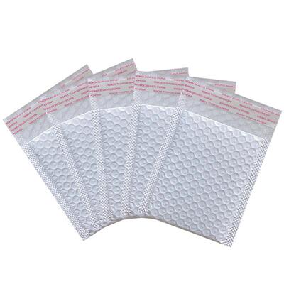 复合哑膜气信泡封袋加厚珠光膜白色泡泡沫打包光袋服装包FYH装快