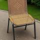 椅简约防藤编985单阳台耐人磨锈户外靠背椅手工编织藤椅家用休闲