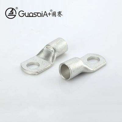 冷端子铜鼻子紫端铜头管接线子窥口铜接线QOE端SC120-压14电力电