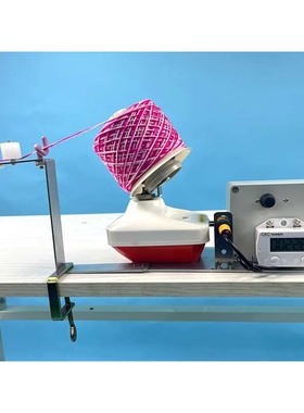 申禄低噪音家用可调速计圈电动毛线羊绒线分团合股绕团器机合股器