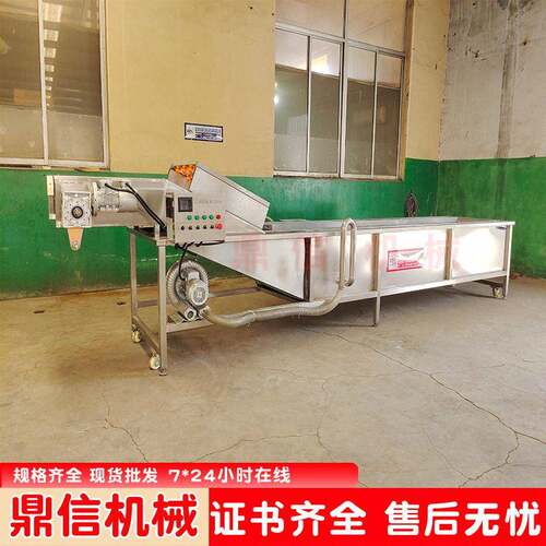 秋葵气泡清洗机4000型黄瓜清洗机中草清洗设备小香葱清洗线