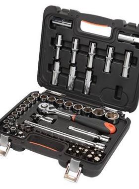 钢盾工具 58件12.5mm系列套筒组套 机修汽修套装S010058