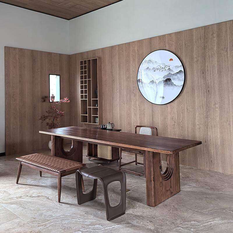 北美黑胡桃木宋氏美学长形实木餐桌白蜡木原木设计师款办公大板桌,玩具/童车/益智/积木/模型,毛绒/玩偶/公仔/布艺类玩具,淘宝优惠券,粉丝福利购,淘宝优惠卷