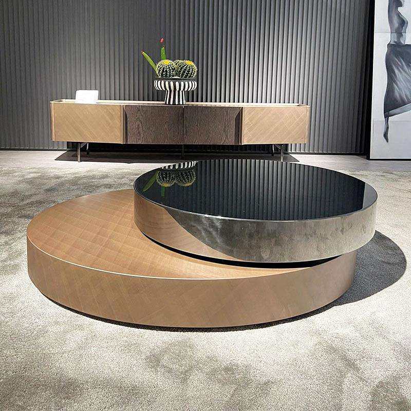 意式轻奢旋转茶几组合现代简约不锈钢客厅伸缩小户型大小圆形茶桌,玩具/童车/益智/积木/模型,毛绒/玩偶/公仔/布艺类玩具,淘宝优惠券,粉丝福利购,淘宝优惠卷