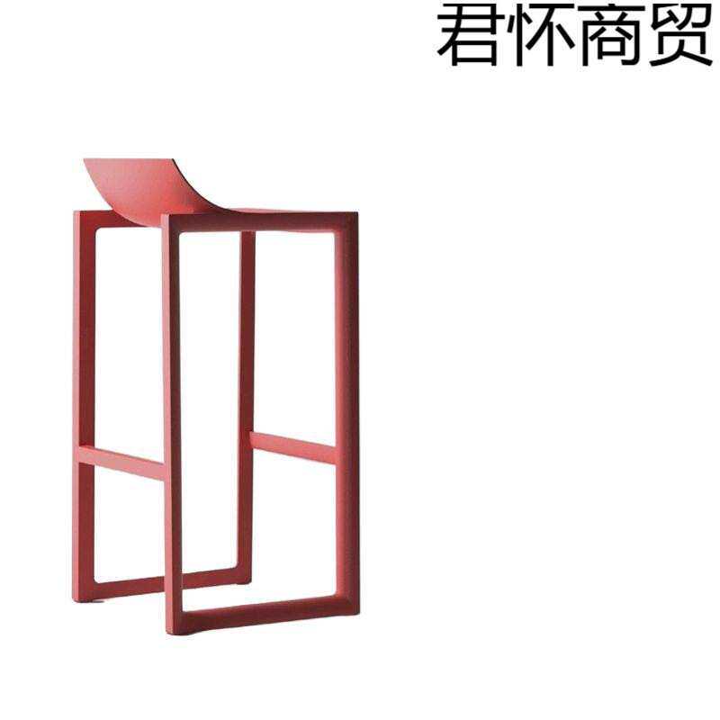 咖啡厅高脚凳子前台加高脚椅岛台凳休闲酒吧椅网红时尚家用吧台椅