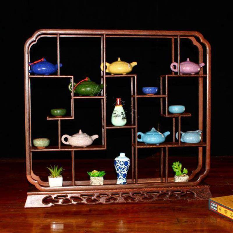 花梨木桌面博古架茶具茶杯收纳架紫砂壶置物架实木茶架茶壶展示架,玩具/童车/益智/积木/模型,毛绒/玩偶/公仔/布艺类玩具,淘宝优惠券,粉丝福利购,淘宝优惠卷