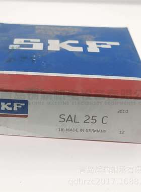 S-K-F免维护杆端关节轴承SAL25C左旋阳螺纹M24X2