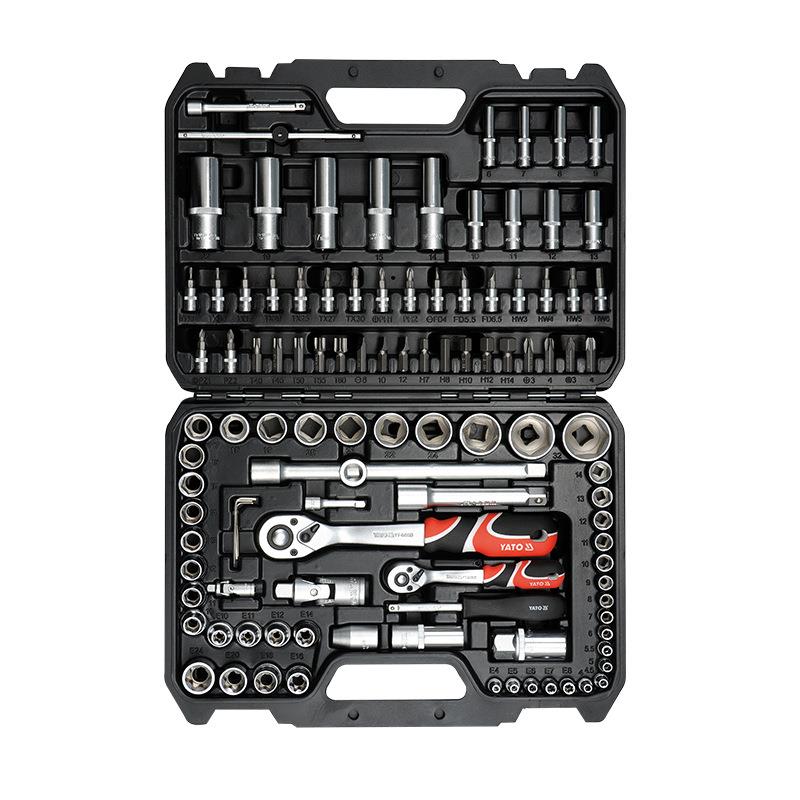 YATO/易尔拓6.3mm12.5mm系列108件套筒扳手组套机修工具YT-38791