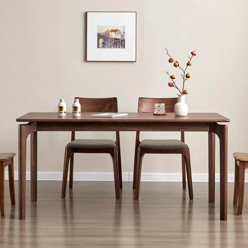 北美黑胡桃木实木餐桌现代简约樱桃木长条饭桌北欧悬浮长方形桌子,玩具/童车/益智/积木/模型,毛绒/玩偶/公仔/布艺类玩具,淘宝优惠券,粉丝福利购,淘宝优惠卷