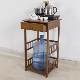 小茶几茶桌边柜放饮水机置物架实木客厅烧水壶架泡茶台茶水柜桌