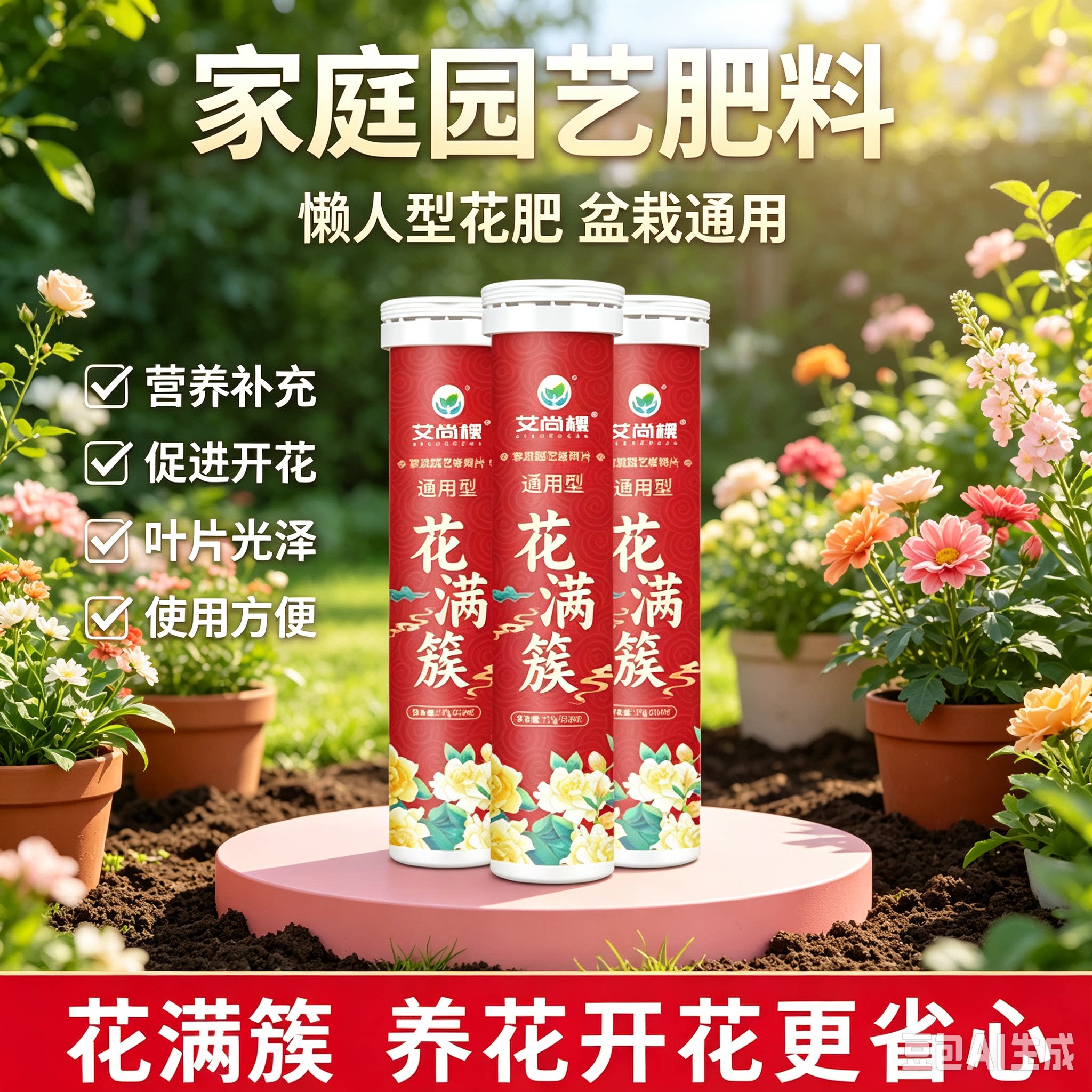 【植物通用】绿植缓释肥片通用型缓释长效控释盆栽花卉多肉懒人XZ