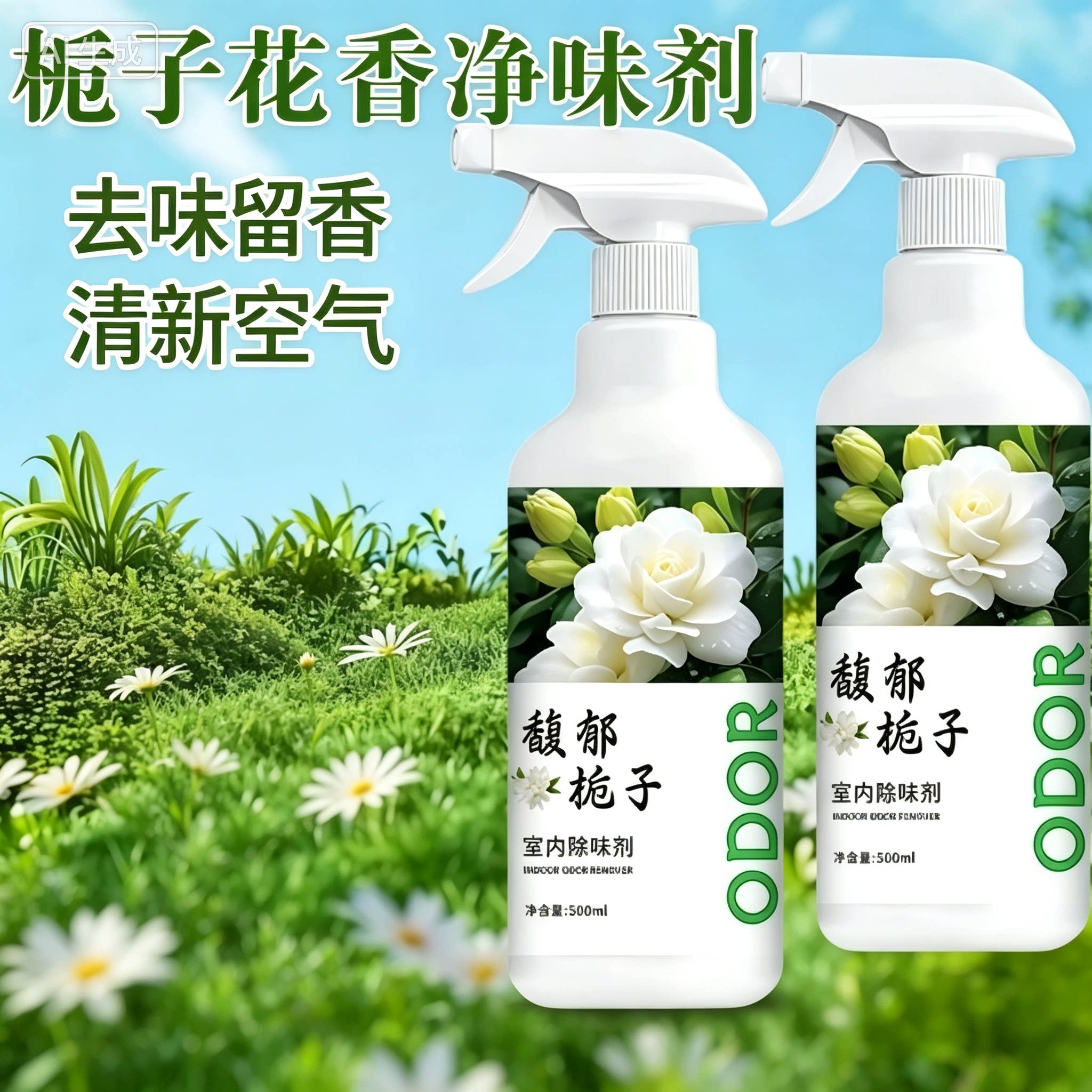 去除老人房间异味尿骚味家用馥郁栀子室内除味剂卫生间除臭剂JH