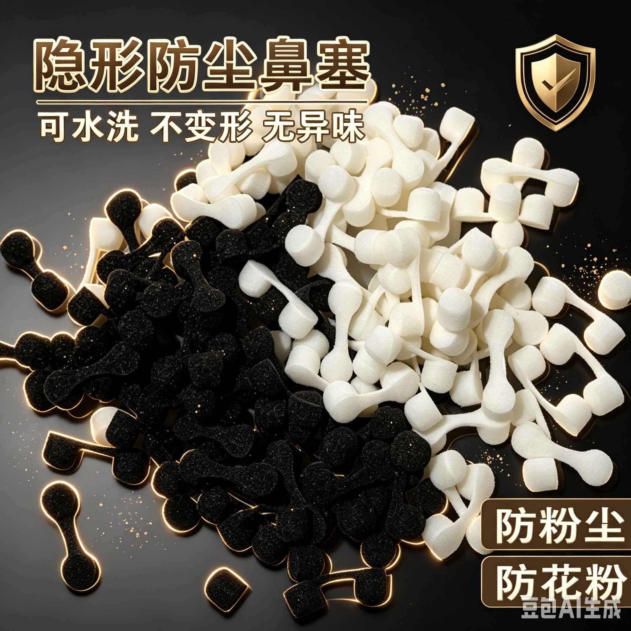 工业鼻塞防尘透气防滑不掉可水洗车间打磨防灰防花粉隐形鼻罩XZ