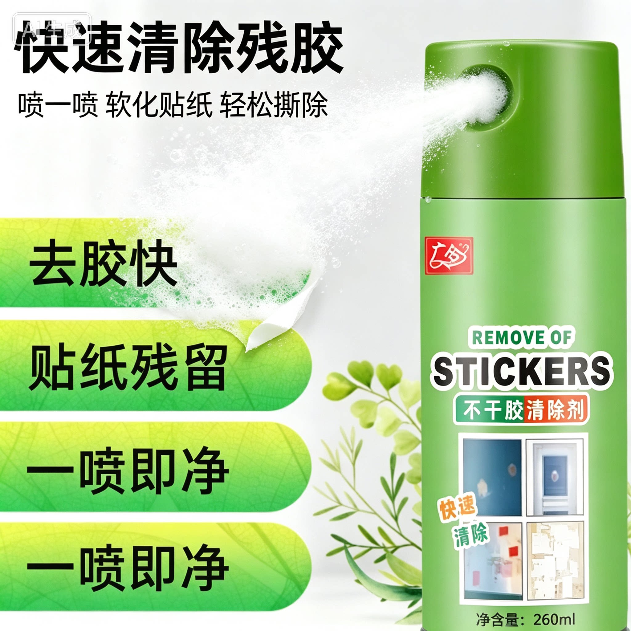 【下单立减50】家用除胶剂无痕解胶剂黏胶清洁不干胶清除剂WJ