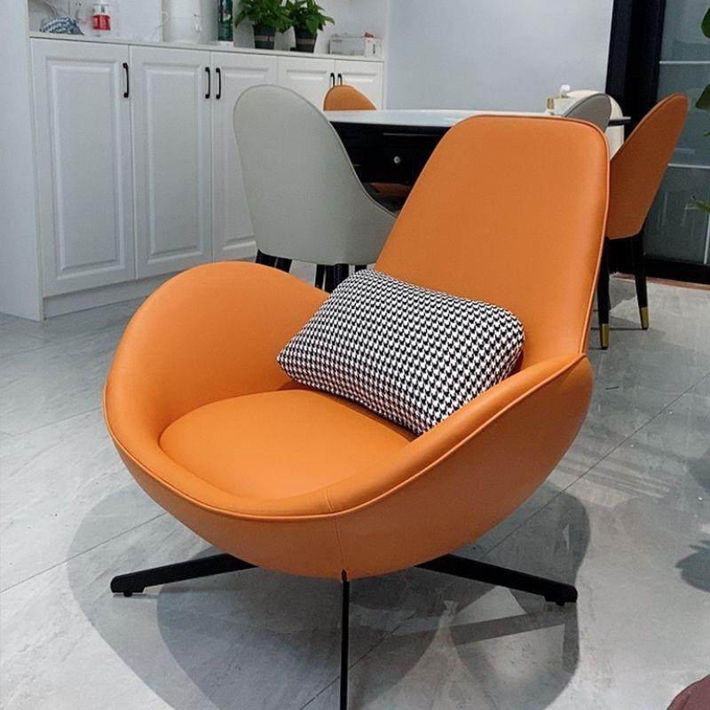 北欧轻奢现代极简沙发椅客厅懒人单人蛋壳老虎椅超纤皮金属靠背座,电子元器件市场,其它元器件,淘宝优惠券,粉丝福利购,淘宝优惠卷