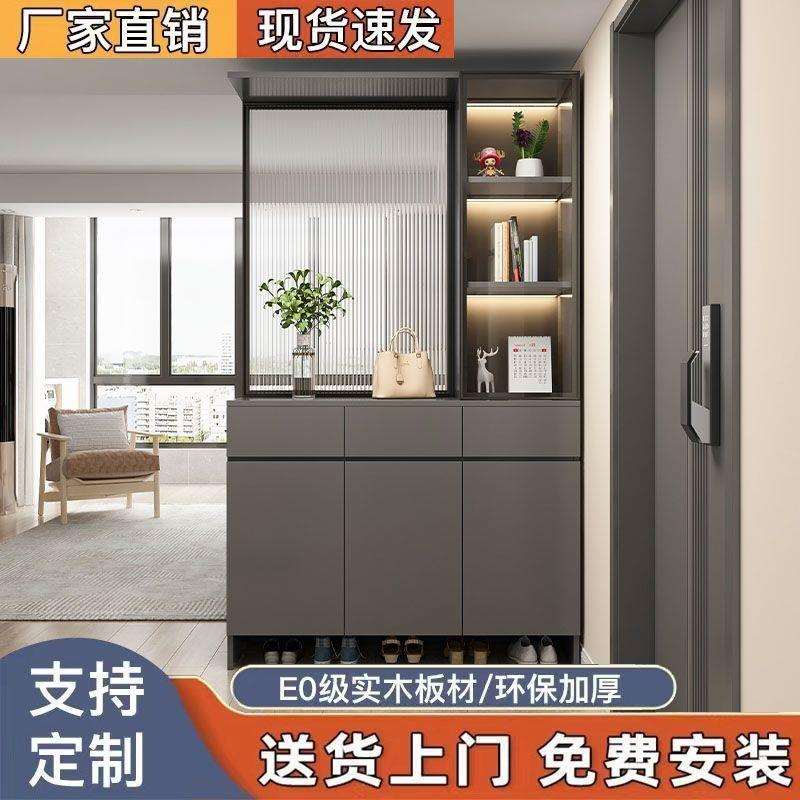 客厅玄关柜屏风隔断客厅遮挡新款实木柜入门遮挡豪华储物柜爆款