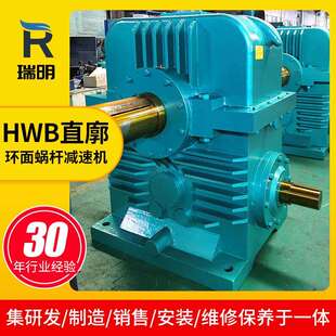HWB250直廓环面蜗杆减速机蜗杆下置铸造机减速机减速箱厂家