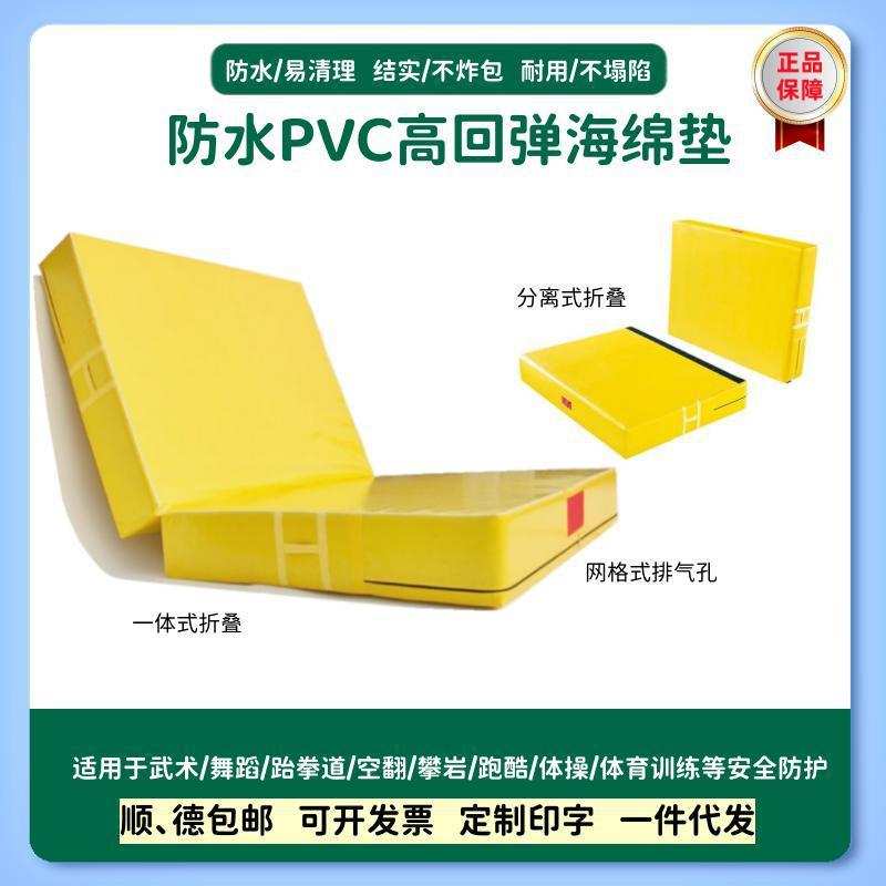 空翻训练垫子武术家用舞蹈超厚软垫折叠加厚体育跳高防护垫海绵