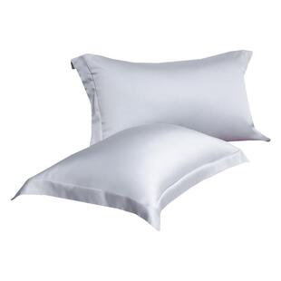 跨境枕套枕头套TENCEL天丝床品夏季夏天凉感枕头套一对装简约4874