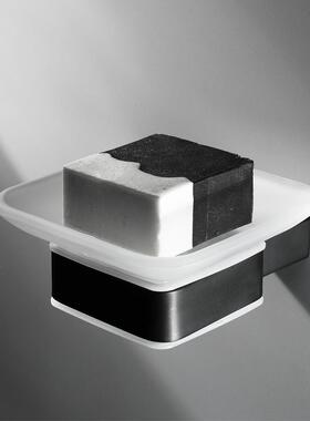 HIDEEP浴室挂件304不锈钢材质黑色皂碟架HI08045