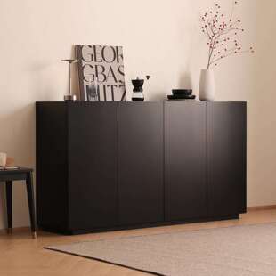 吐司餐边柜实木收纳柜落地式现代简约储物柜子客厅酒Q^l