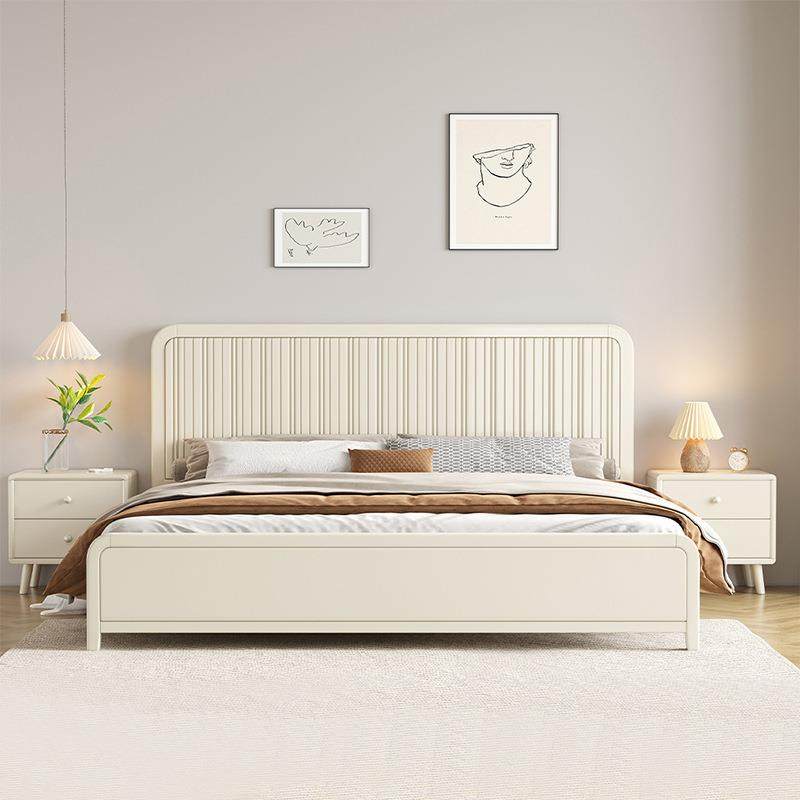 奶油风实木床现代简约1.5米白色单人床1.8米双人床家用主卧,玩具/童车/益智/积木/模型,毛绒/玩偶/公仔/布艺类玩具,淘宝优惠券,粉丝福利购,淘宝优惠卷