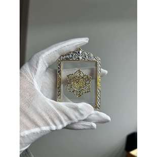 嘎乌盒唐卡壳4*5单面