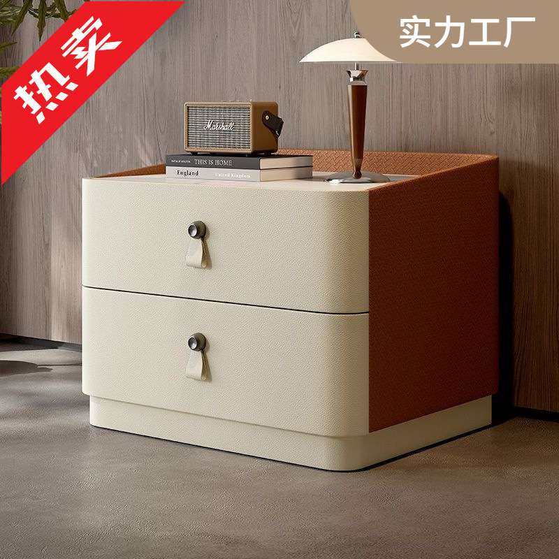 实木高级轻奢整装简约现代意式家用卧室床头柜收纳床边柜岩板柜子,电子元器件市场,其它元器件,淘宝优惠券,粉丝福利购,淘宝优惠卷