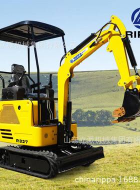 小型挖掘机R27小挖机挖地家用挖土开荒工程农用钩机27