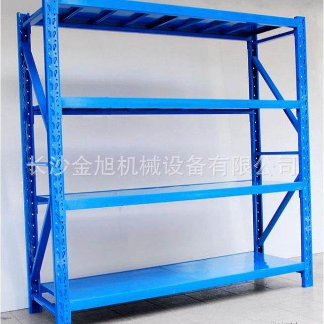 长沙货架轻中型置物架书架铁架200*60工厂仓库家用展示架钢架
