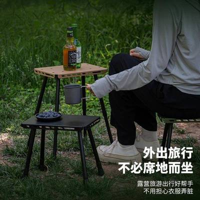 便携小桌子迷你户外折叠桌单人野餐小桌子可折叠露营桌小号外带桌