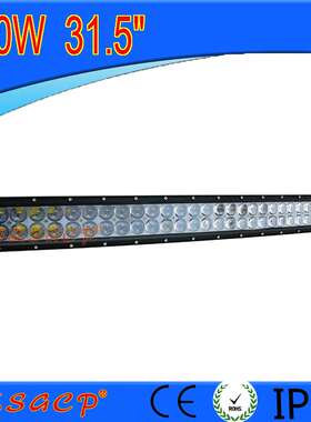 超亮双排弧形长条弯灯4D透镜 汽车led长条射灯 越野车射灯车顶灯