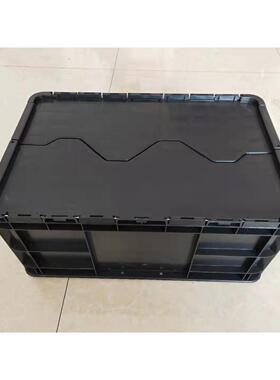*600400280黑色电XJL子电器周转*塑料箱周转箱可配盖子流物箱