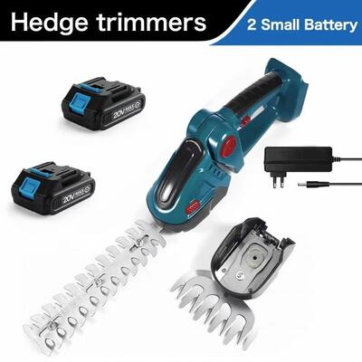 2合1绿篱草式机20000RPM蓝色KPH手持家用灌木除修剪草机花割园工