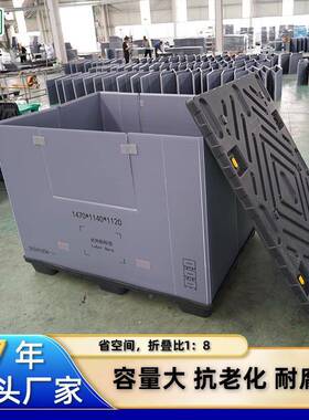 塑料围板箱配物流周箱转长型可折叠SCMp蜂窝板塑料p围板汽箱