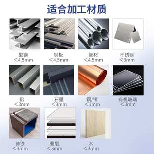 星剑专业工业专用开方管圆管不锈钢头25mm深度钻头硬质合金开孔器