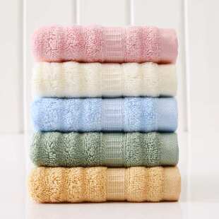 洗脸毛巾 竹纤维家用儿童专用童巾比纯棉全棉吸水小长方形竹之新