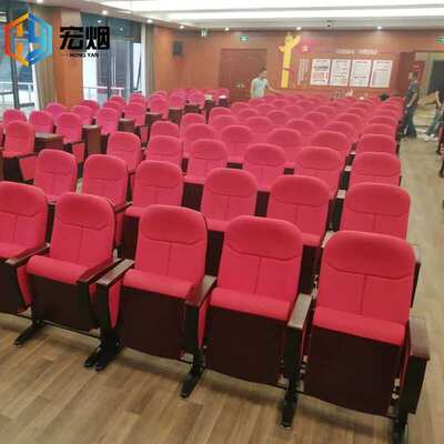 礼堂椅报告厅坐椅子影院椅会议室连排椅歌剧院椅带写字板阶梯