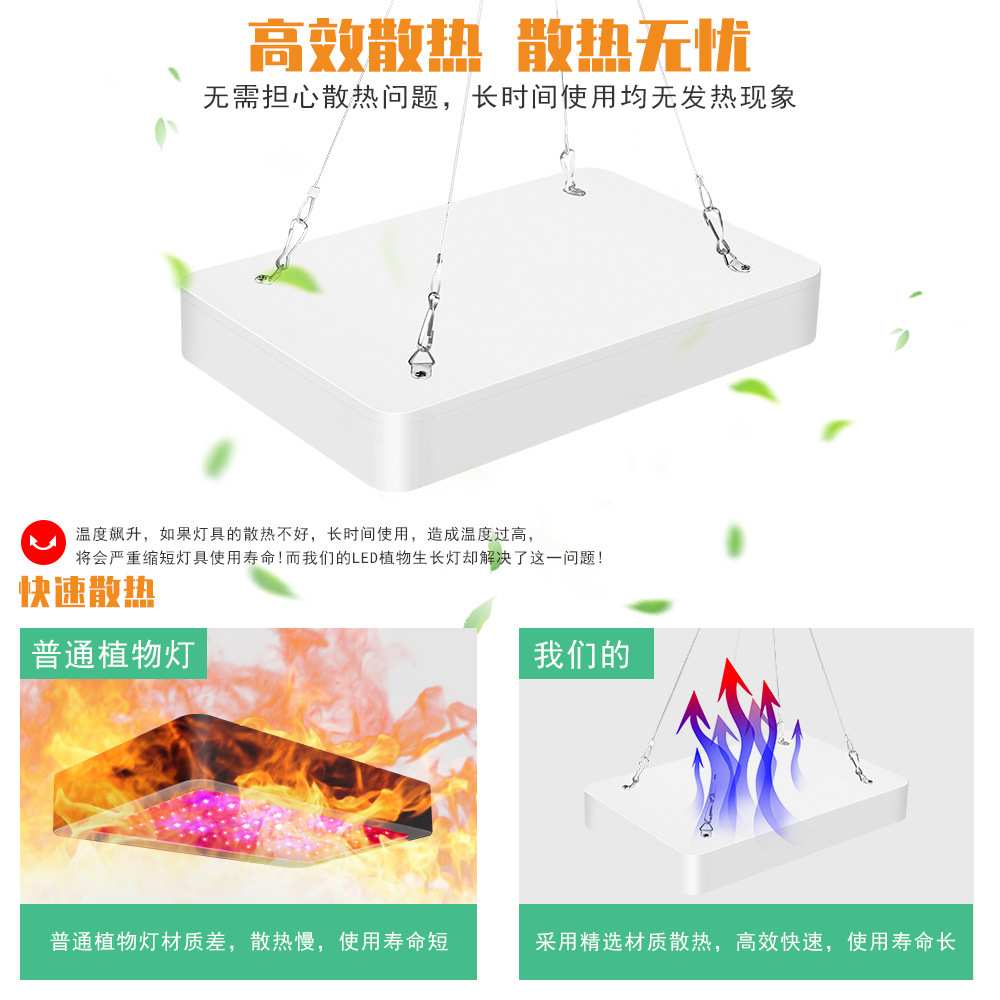 厂家 LED植物生长灯宽压蔬菜照射植物灯水果育苗多肉补光灯