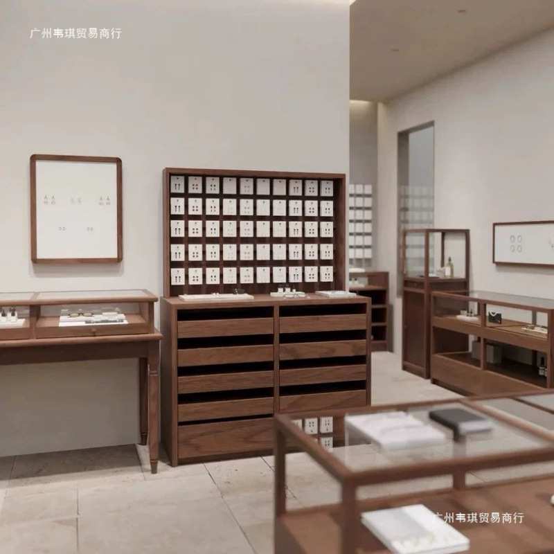 落地式饰品展示柜中岛展示台服装店女装店首饰珠宝流水台文创摆台