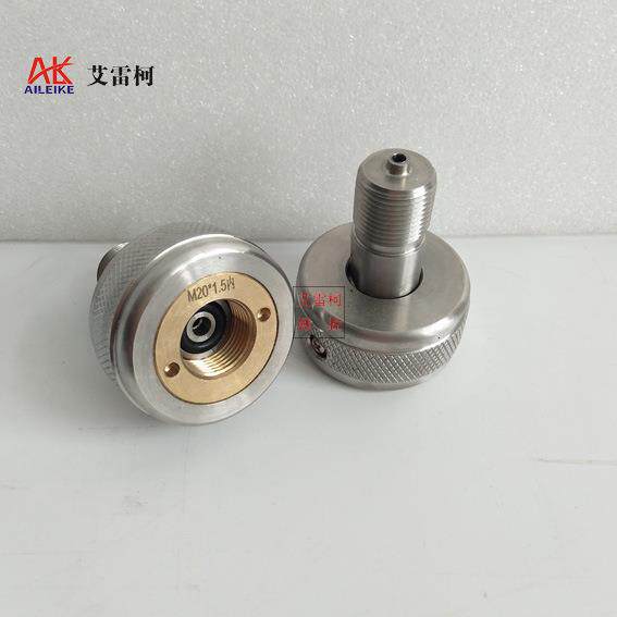 压力表快速接头螺纹规格M20*1.5外转M20*1.5内压力校验校准快接