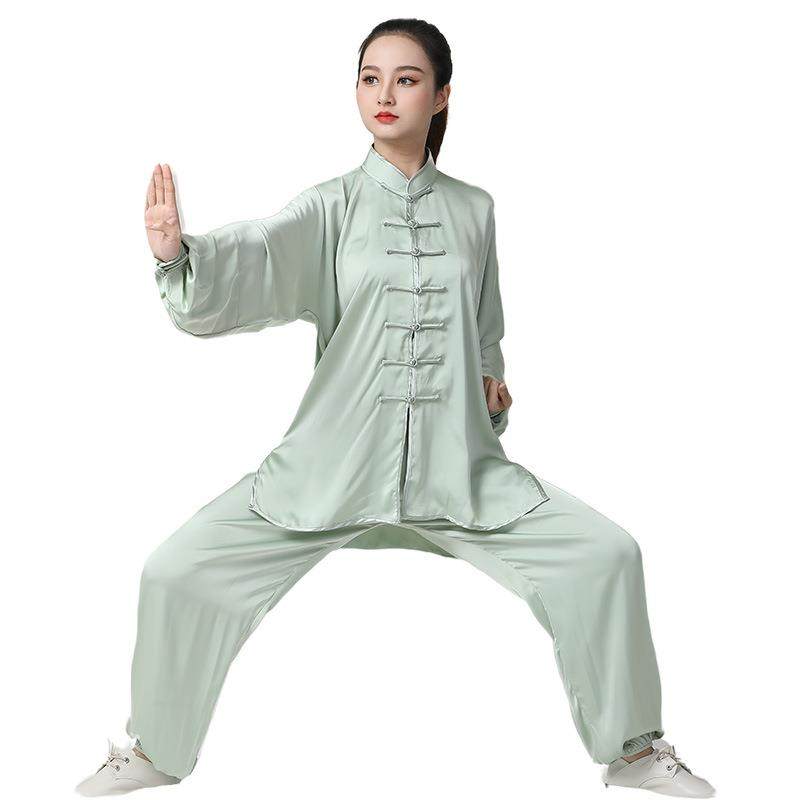 2024冰丝缎款太极服春夏比赛新款宽松武术中老年练功表演出套装,3C数码配件,USB灯,淘宝优惠券,粉丝福利购,淘宝优惠卷