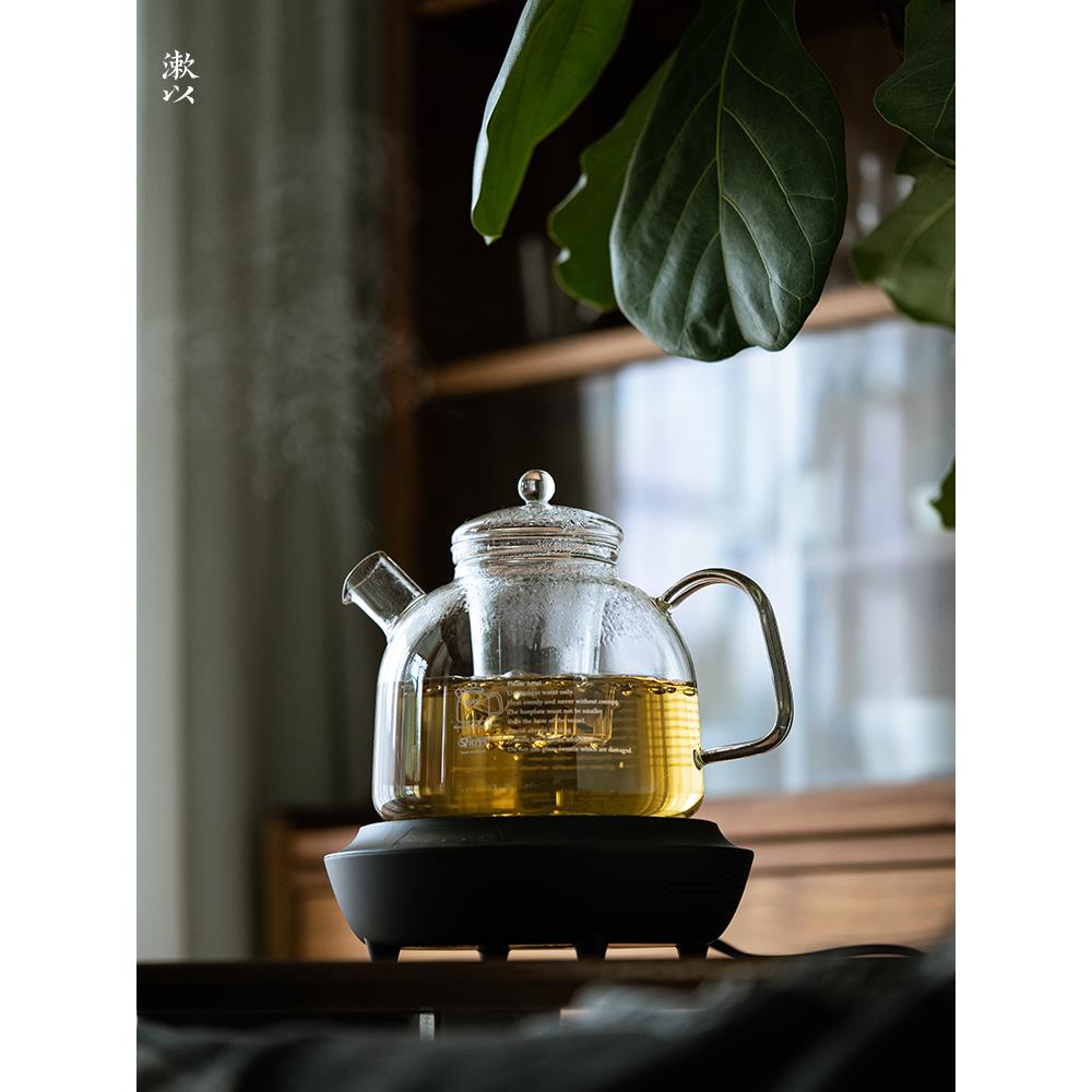 明火煮茶壶耐高温玻璃泡茶烧水壶高硼硅大容量耐热直火壶大号
