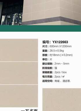 庭院地砖奶油风耐磨瓷砖600x1200幕墙仿石砖景观外墙干挂pc石英砖