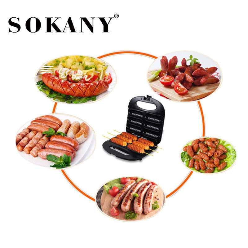 德国SOKANY110热狗烤肠机火腿肠多功能烤肉机烤香肠淀粉肠烤肠机