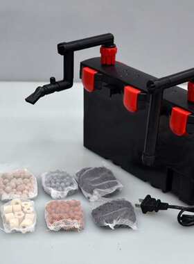 佳力仕金利佳瀑布过滤器xp-15鱼缸壁挂式除油膜外置过滤器水族