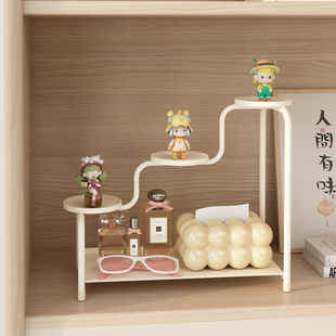 书桌面转角置物架收纳储物多层收纳架桌上整理简易花架小架子储物