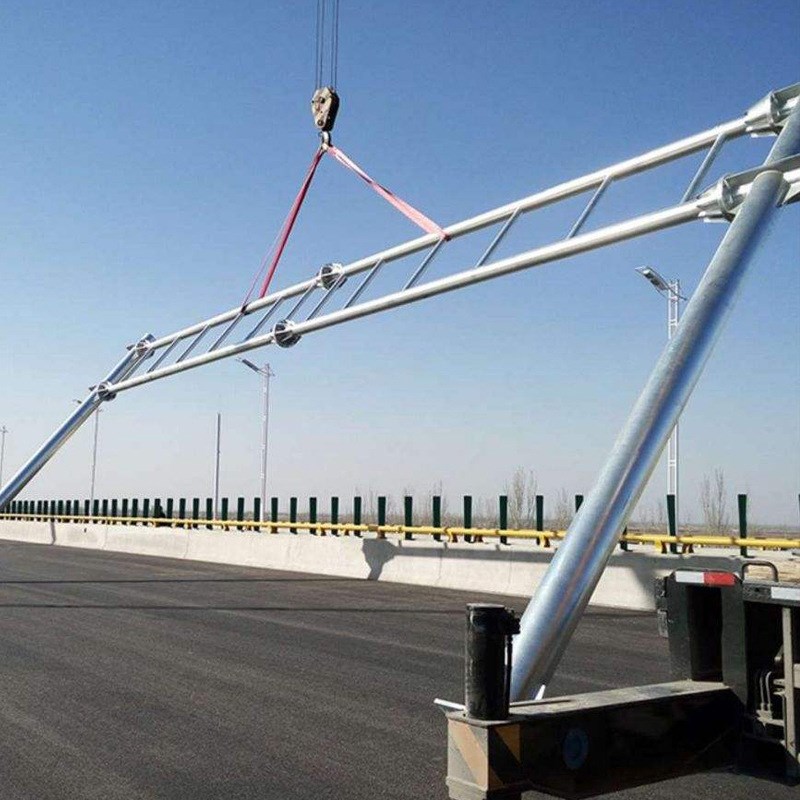 交通标志杆立杆道路指示牌单立柱悬臂F型杆交通标志杆标识牌